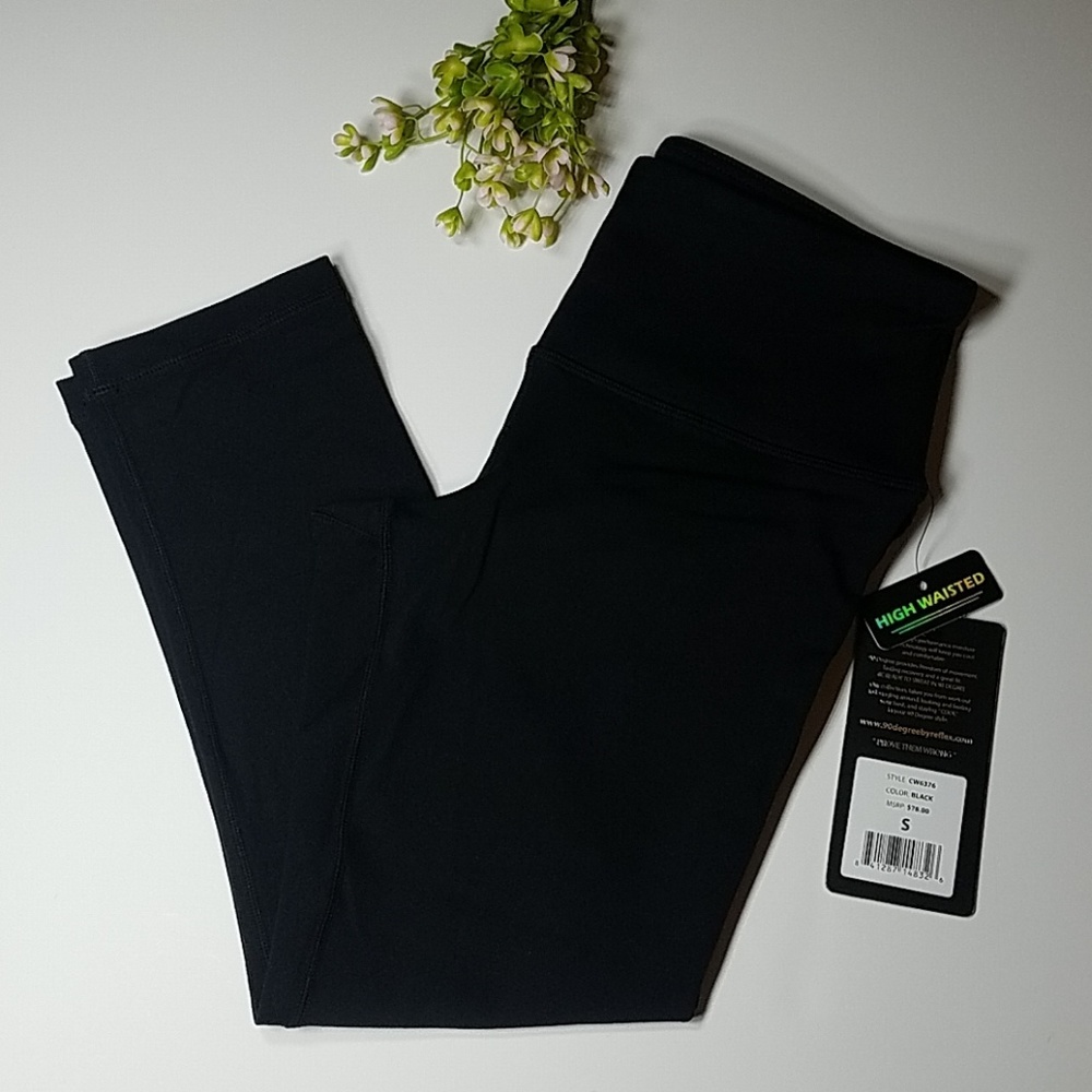 NWT 90 Degree by Reflex black leggings
